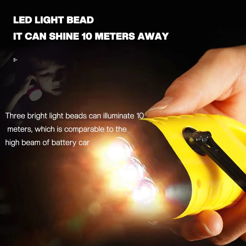 

Portable LED Torch Rechargeable Lamp Solar Powered Flashlight Outdoor Hiking Camping Light Hand Cranked Trekking Emergency Light