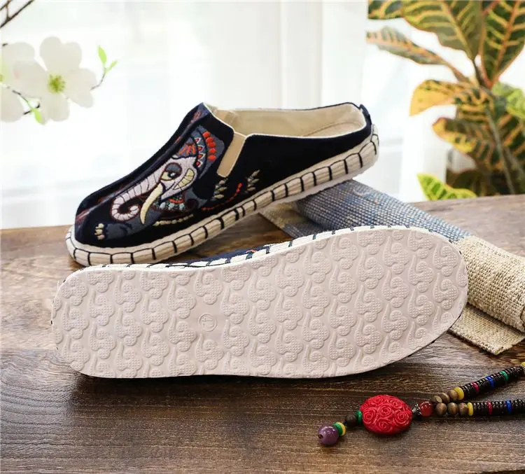 Summer Vintage Kungfu Shoes ethnic style Chinese Traditional Shoes Wushu Tai Chi Old Peking Martial Art Sneaker