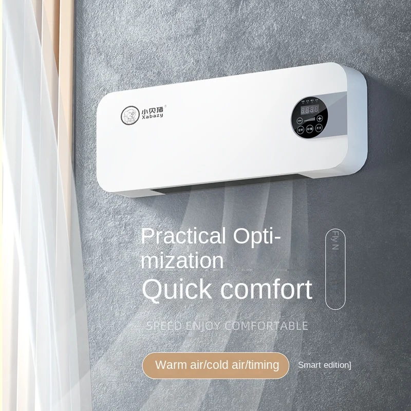 

Настенный двухцелевой Мобильный кондиционер с функцией обогрева и охлаждения, с дистанционным управлением, энергосберегающий охлаждающий вентилятор