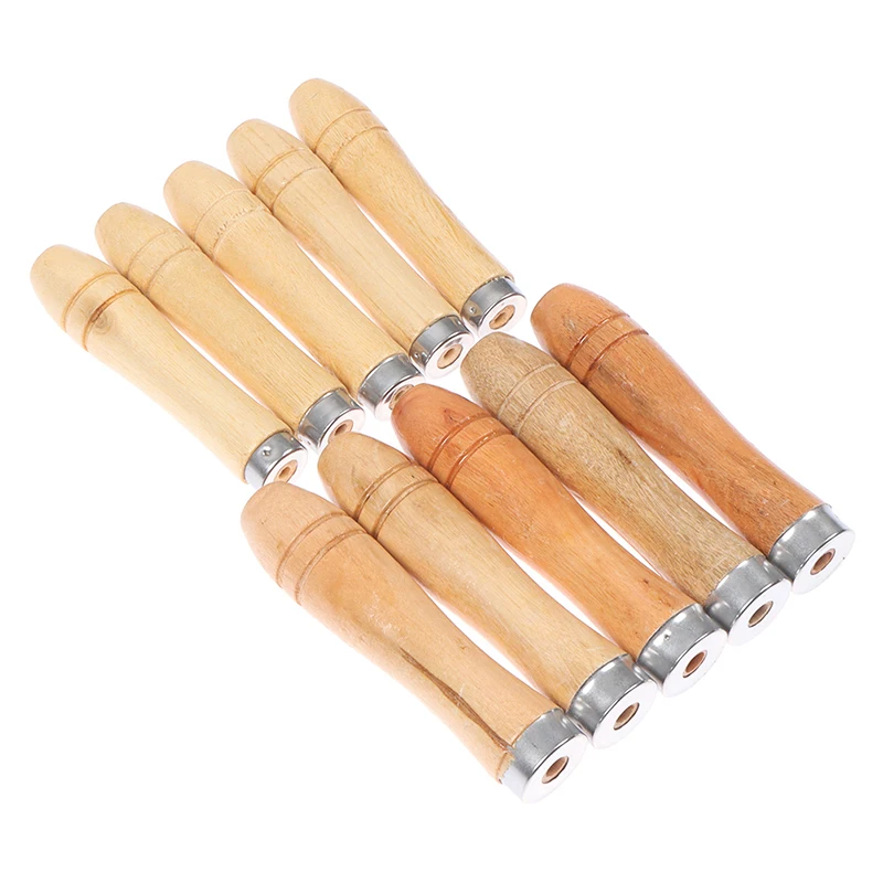 Wooden File Handle 5Pcs/set 9/11cm Wood Rasp Woodworking Polishing Rust Proof Filing Tools Replacement