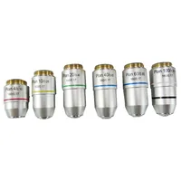 Biological Microscope Plan Objective Lens 4X 10X 20X 40X 60X 100X RMS Thread 160/0.17 1