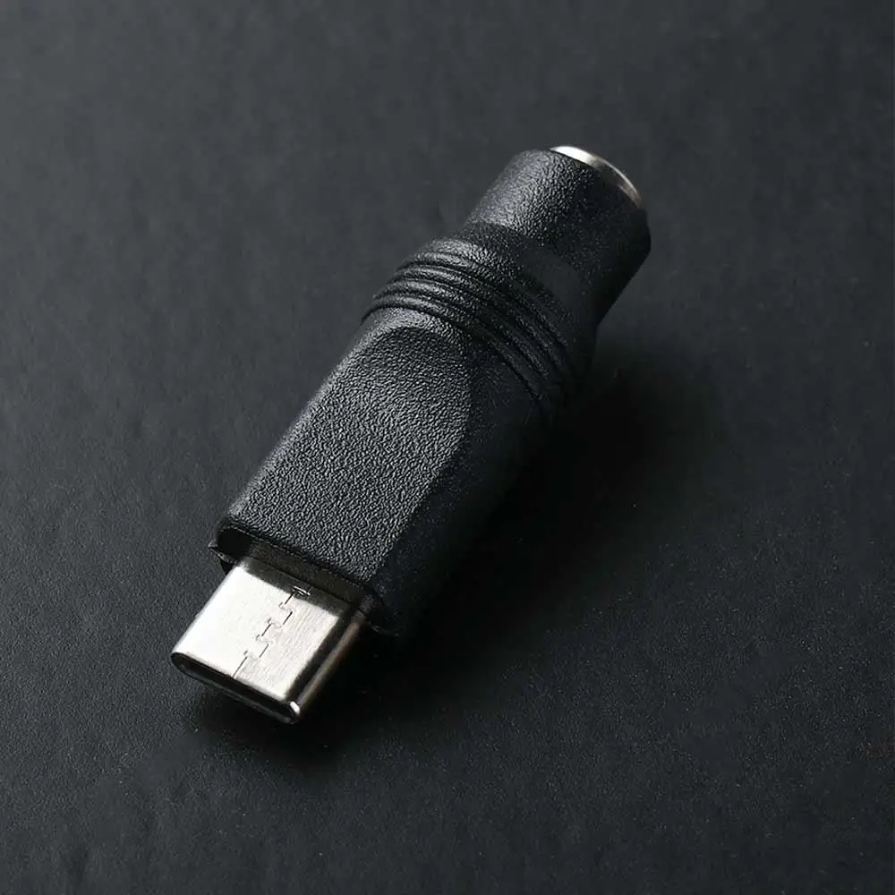 Plug Adapter 1PC DC Power Adapter Converter 5.5x2.1mm Female Jack to USB Type C Male Connector