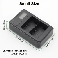 LP-E6 Battery Charger Dual Slot, Suitable for Canon Camera Battery Charging R7, E6, R5, R, 90D, 80D, 70D, Etc. 2
