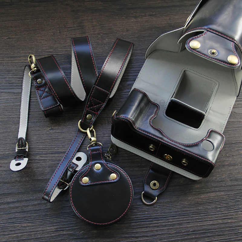 Custodia In Pelle Pu Per Fotocamera Digitale Di Lusso Retrò Per Fuji Film Fuji Xt4 Xt5 X-T5 X-T4 Custodia Protettiva Per Cinturino