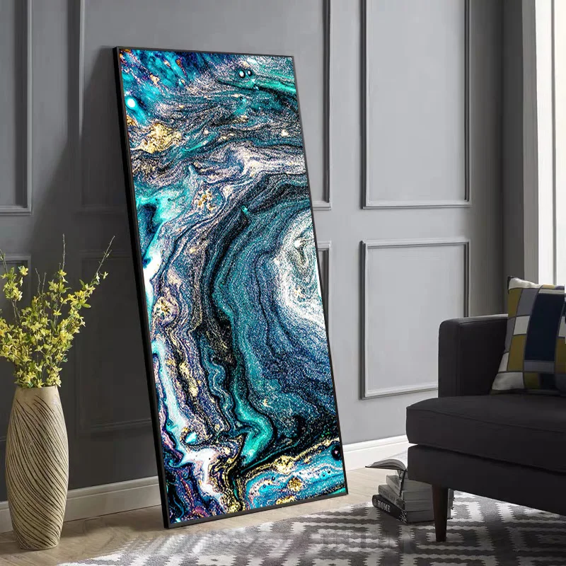 

Настенные картины в скандинавском стиле, абстрактные большие постеры и принты для гостиной, Современный домашний декор, картины на холсте для прихожей