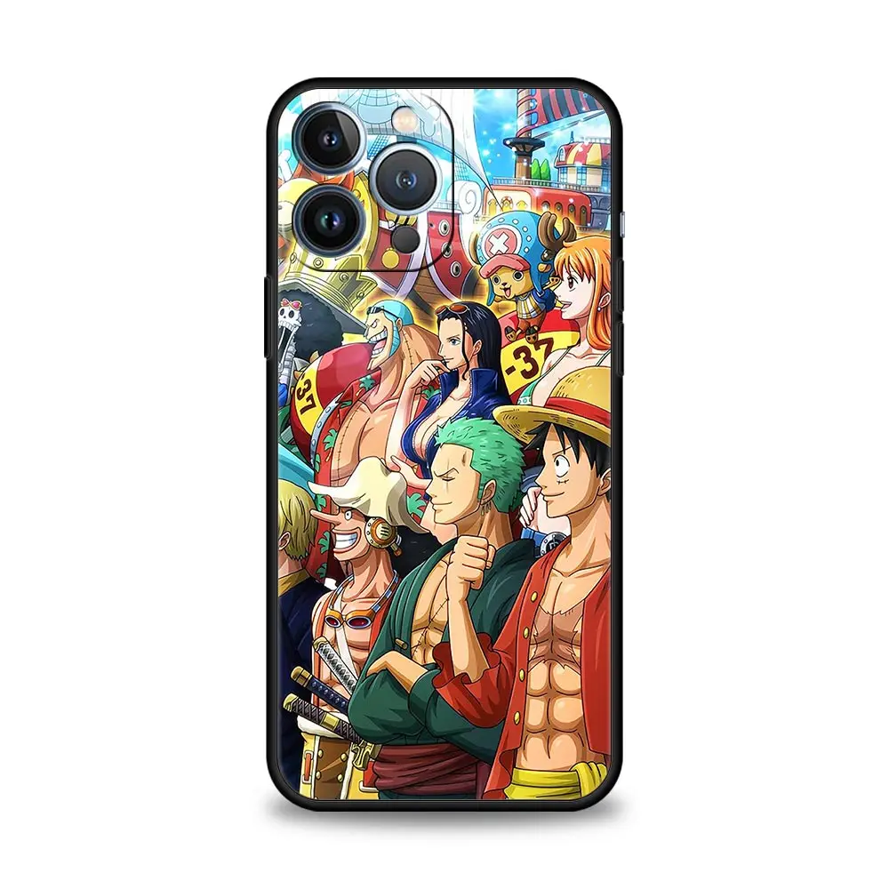 iphone 13 pro leather case Anime One Piece Zoro Luffy Hot Case for Apple iPhone 11 7 13 Pro Max 12 XR X 6 12 Mini 5 6 Plus SE Phone Cover Shell Bag Fundas iphone 13 pro cover