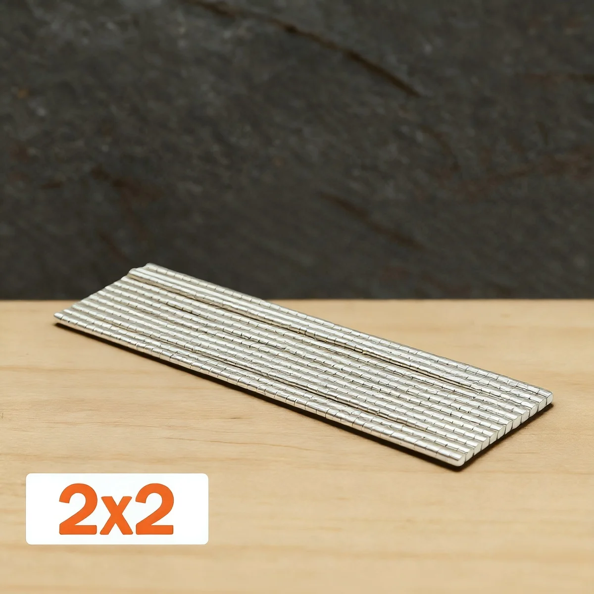 2x2mm Superstarker Magnet N35 Runder magnetischer NdFeB-Neodym-Magnet Leistungsstarke Scheibenimanes Kühlschrankmagnete ﻿ – Detail 1