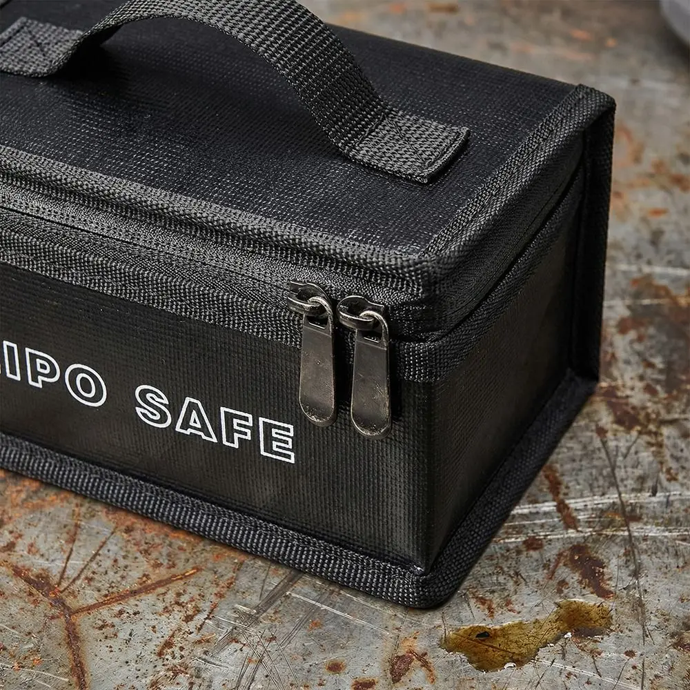 Sac de Sécurité Ignifuge pour Batterie LiPo 17x11x8.5cm - Protection Feu