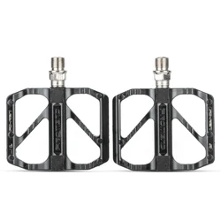 Lightweight Non-Slip DU Bearing Road Bicycle Pedal - Classic Cycling Platform Accessory (R27 silver)