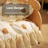 Solid Wood Cat Bed Summer Puppy Bed Removable Mat Washable All Season Universal Cat Nest Dog House Pet Supplies 6