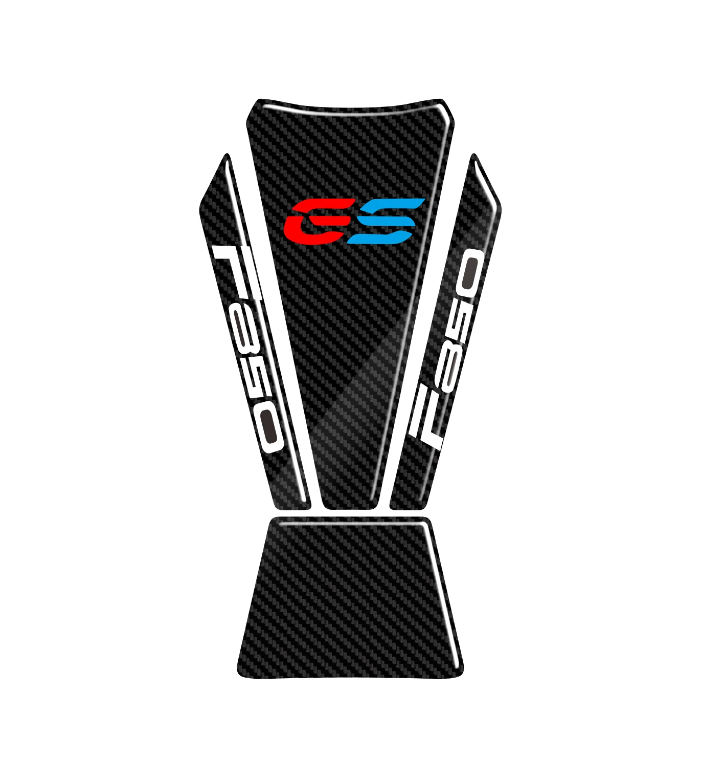 

3D Carbon Fiber Motorcycle Fuel Tank Pad Cover Protector Decal Stickers For BMW F850GS F850 GS F750GS F750 GS