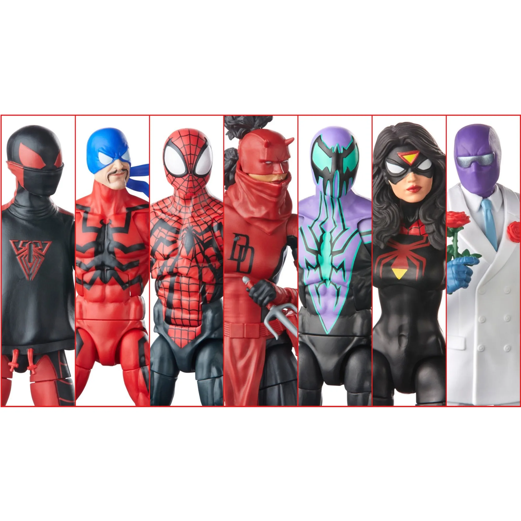 Marvel Legends Retro 2023 Spider-Man Wave Ben Reilly Spider Man Elektra Natchio Daredevil 6 "Action Figure Toys Modello Di Bambola