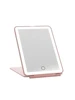 LED Foldable Travel Makeup Mirror 3 Colors Light Modes USB Rechargeable Touch Screen Portable Tabletop Cosmetic Mirror 2
