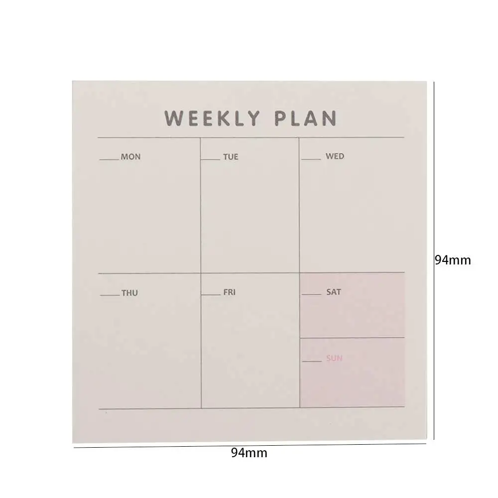 60-Sheet Planner and Checklist Notebook for Daily, Weekly, and Monthly Organization