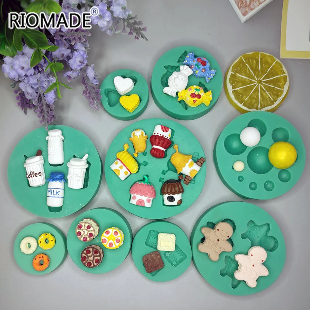 Mini Donut Kuchen Modell Silikonform Kuchen Dekoration Aromatherapie Gips Gelee Pudding Schokolade handgemachte Backform – Detail 9