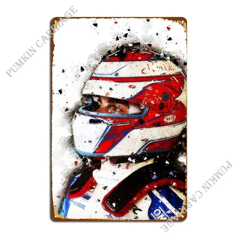 

Nelson Piquet Metal Sign Painting Garage Plaques Pub Retro Tin Sign Poster