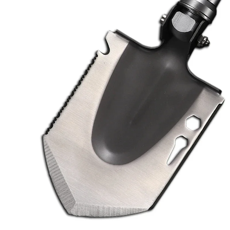BHBT Multi-Function Folding Military Shovel Outdoor Survival Kit Garden Tools Camping Fold Multifunct Tactical Shovel 6