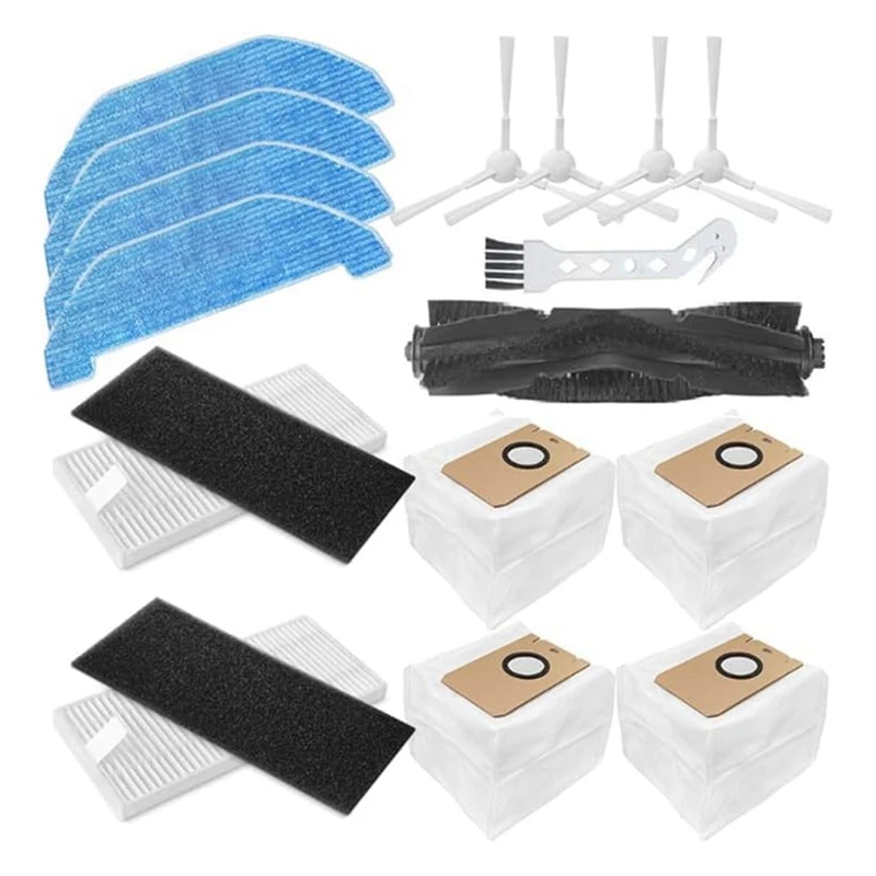 

Для Neabot Q11 аксессуары для робота-пылесоса основная боковая щетка Швабра Ткань HEPA фильтр пылевые мешки запасные части