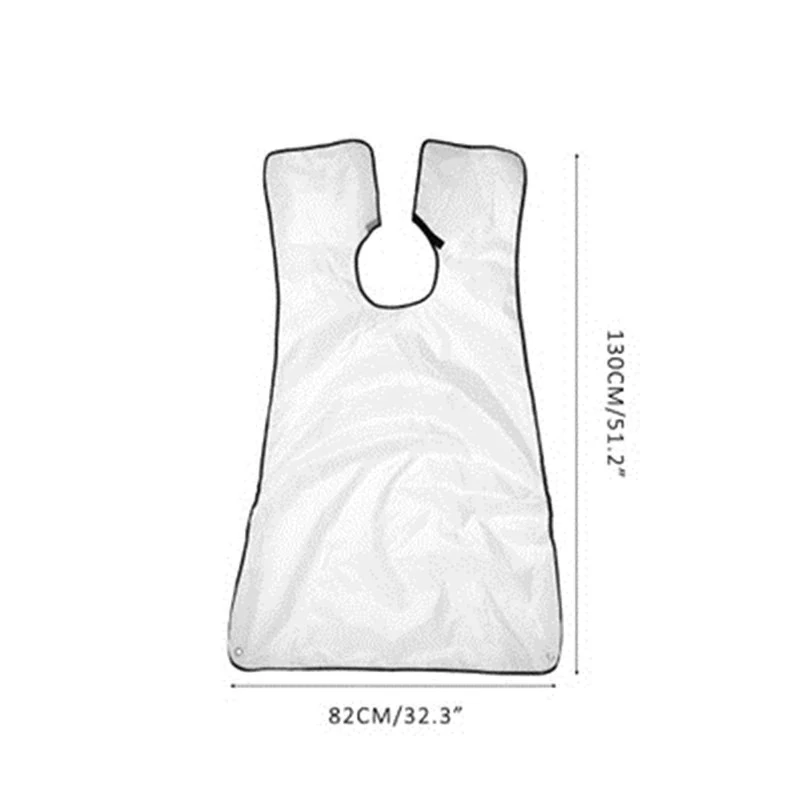 Apron for shaving beards and haircuts White |