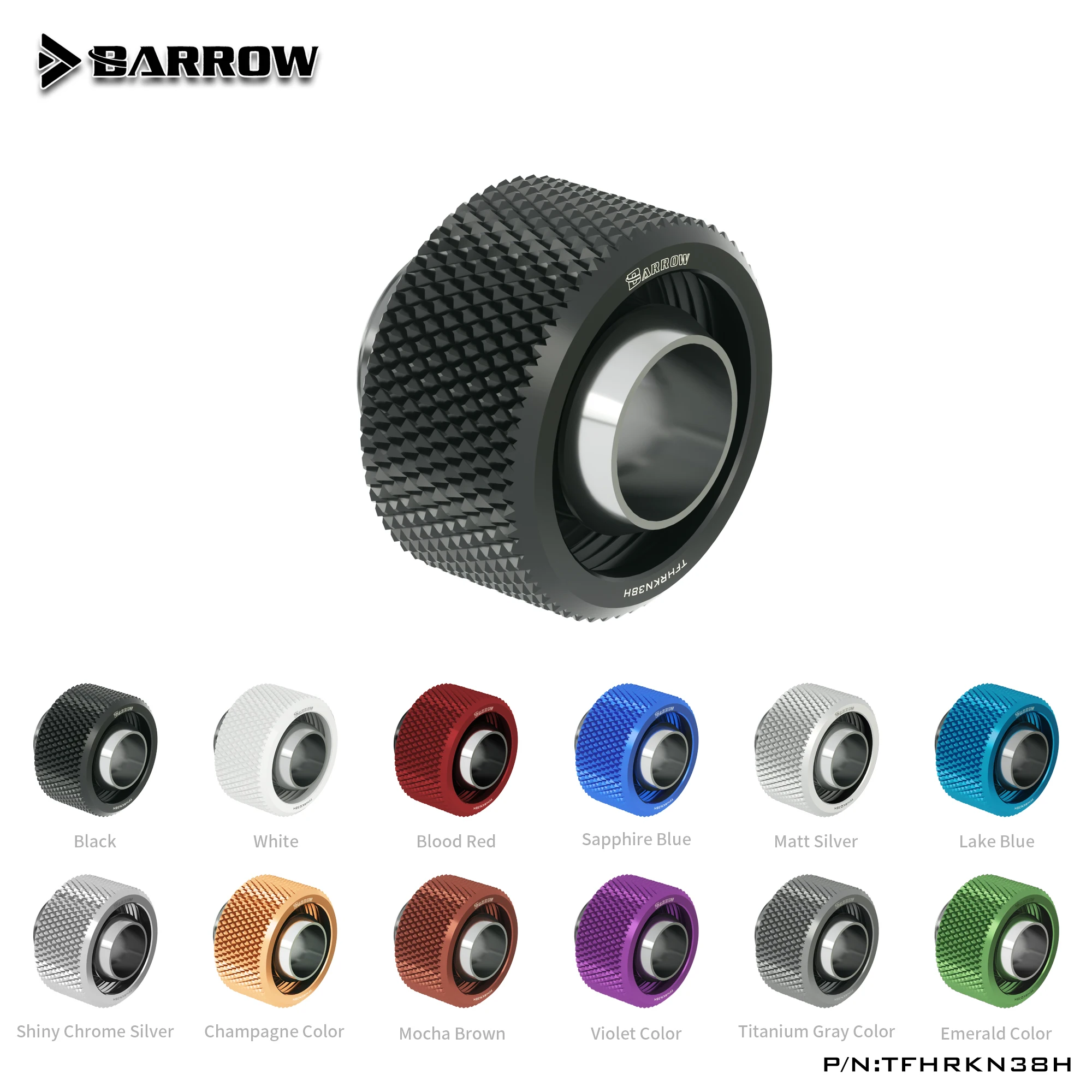 

Barrow Colorful Joint Fitting Connector for 5/8" Hose 10/16mm TFHRKN38H