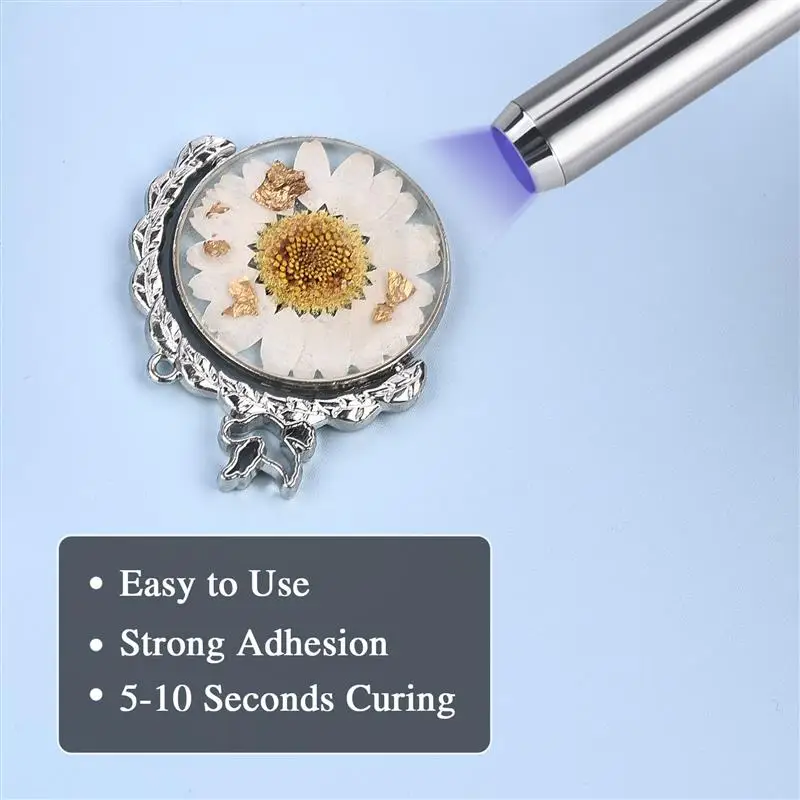 UV Resin Glue Set 25/50g Clear Glue Ultraviolet Quick Drying With Bonding Kit