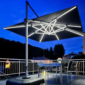 Patio Umbrella - 10ft Solar LED 1