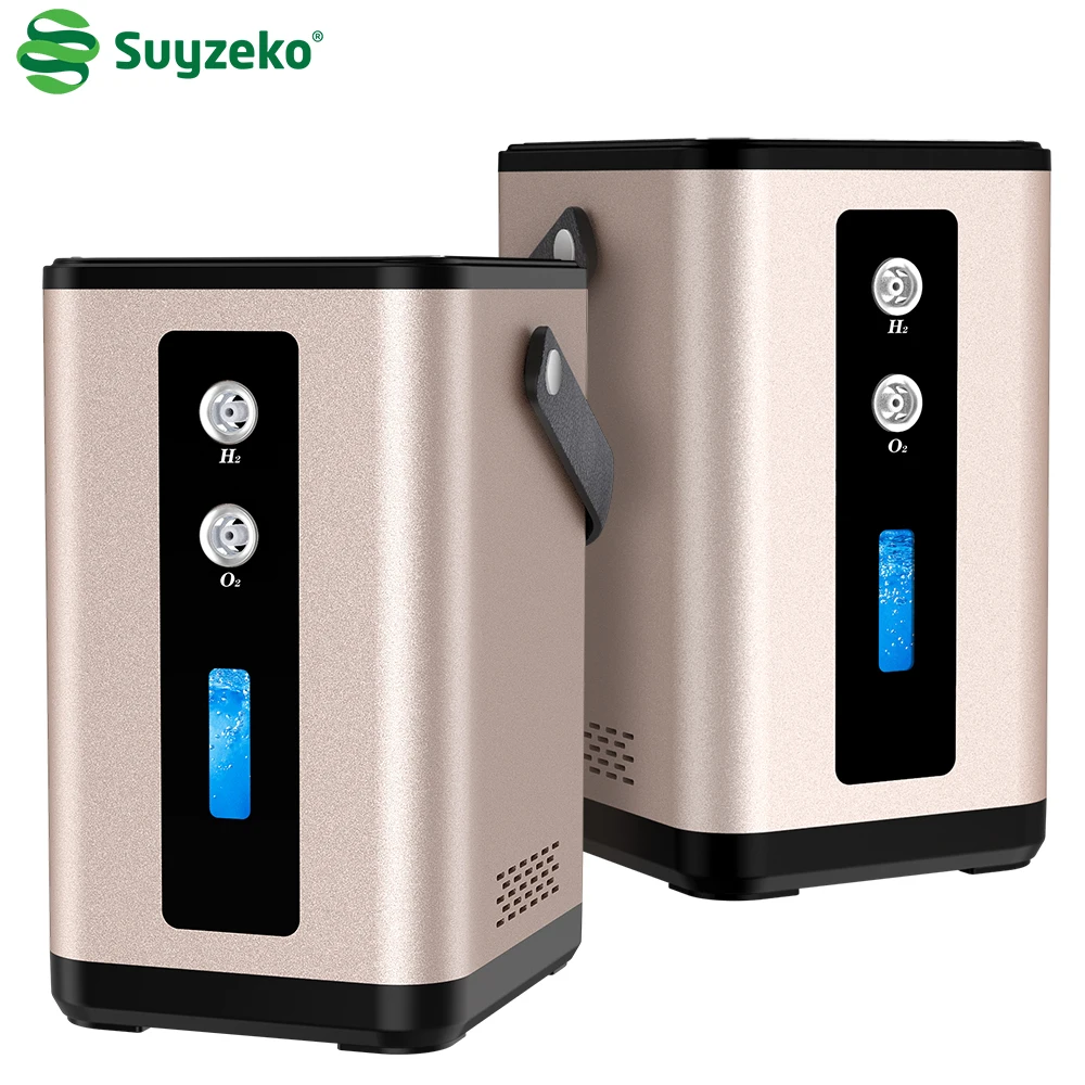 Suyzeko 300ML 450ML Hydrogen Inhalation Machine Molecular Oxygen&Hydrogen Generator H2 Inhaler Water Ionizer SPE PEM Gifts