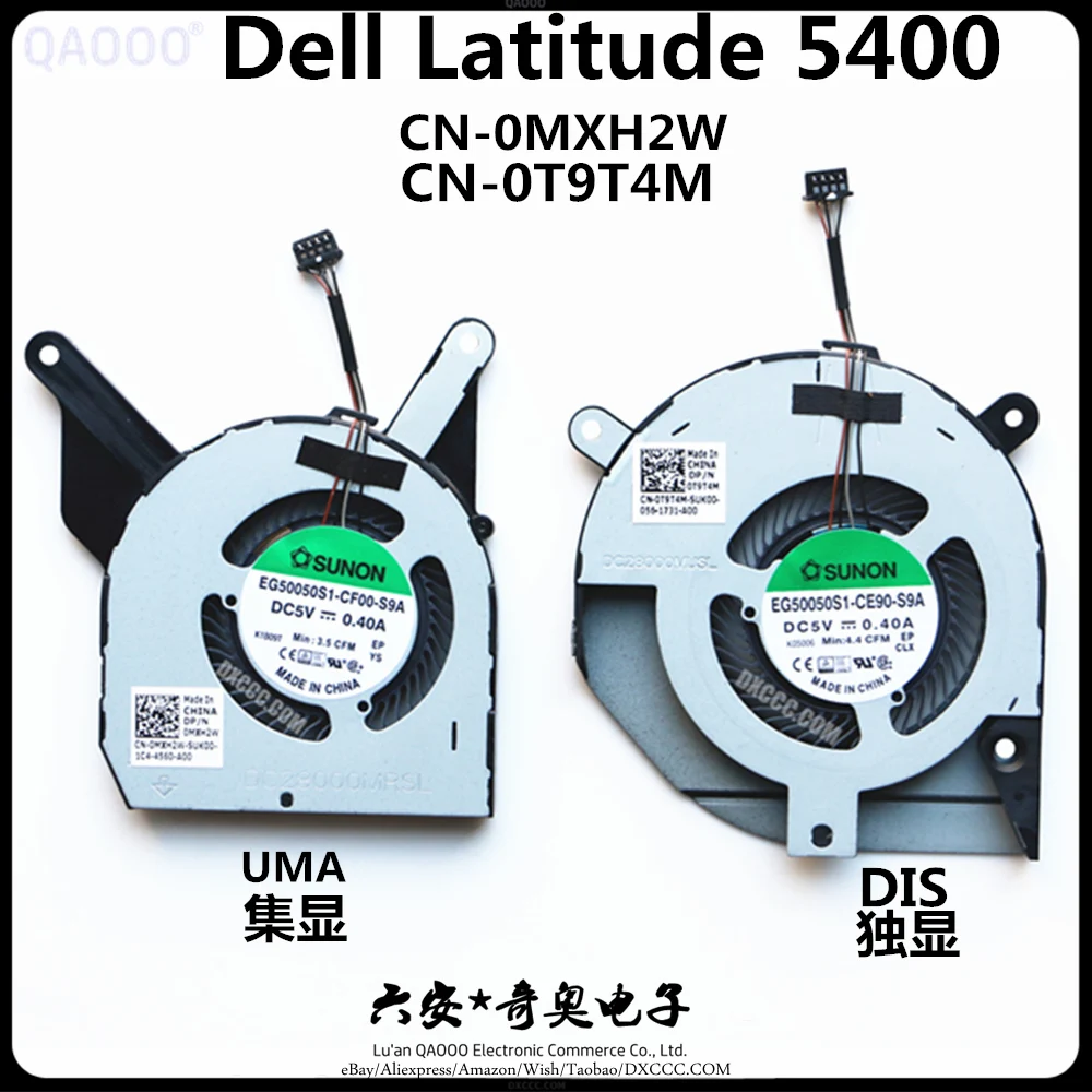 DBTLAP CPU Ventilatore Compatibile per EG50060S1-C350-S9A 023.100B0.0011 Notebook 4-Filo Blower Ventilatore