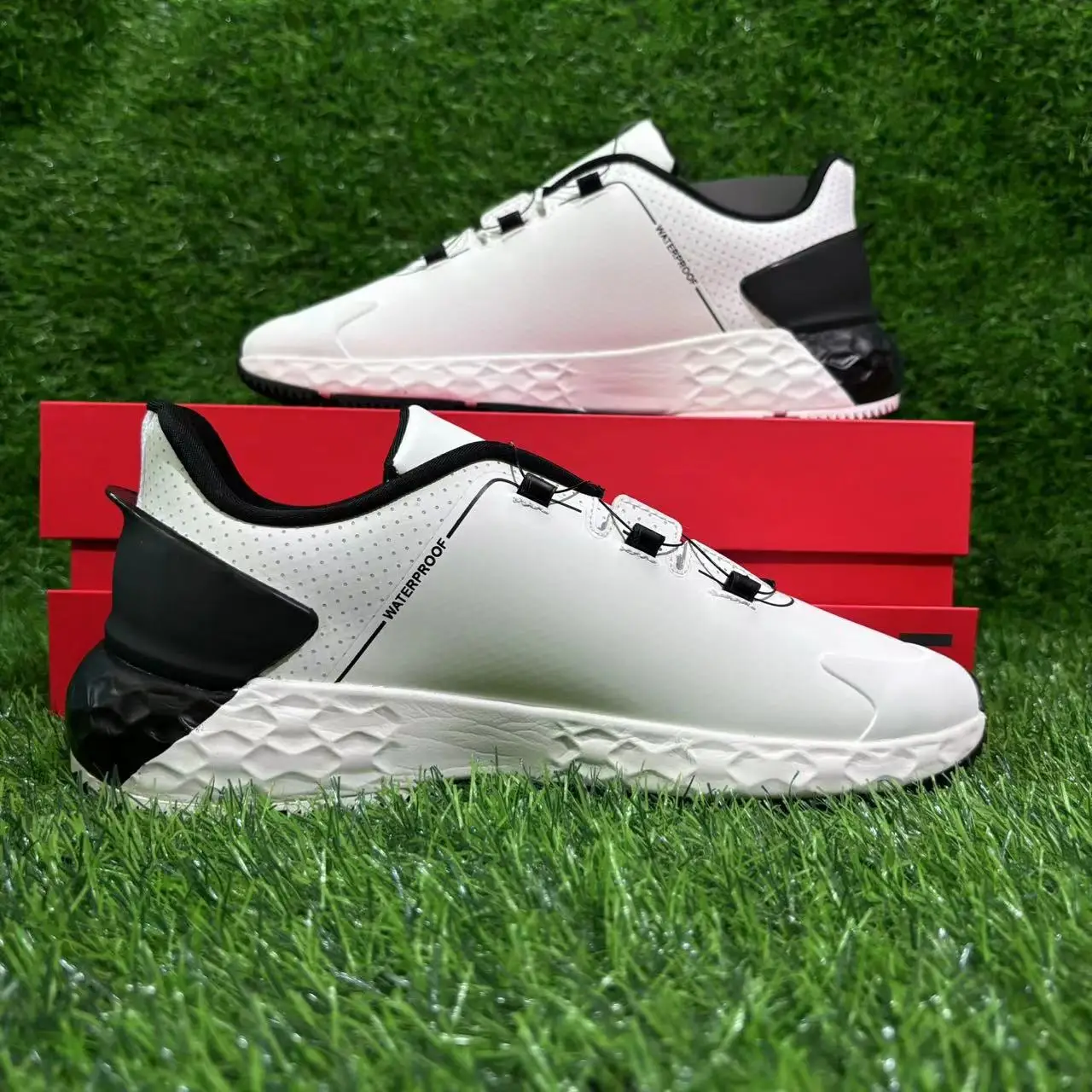 G/DRIVE Golf Shoes Men's Shoes Trendy Off-court Training Button Rotation Lightweight Waterproof Comfortable golf shoes