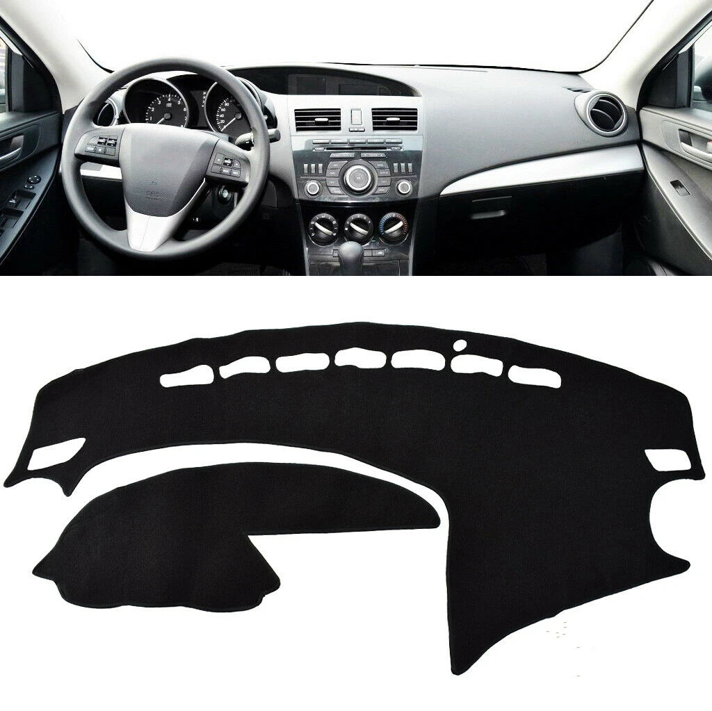

Dashmat Dashboard Cover Console Dash Board Panel Mat Front Sun Shade Carpet Pad Strip For Mazda 3 M3 BL 2009-2013