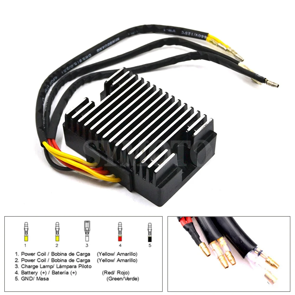 

Мотоциклетный МОП-регулятор напряжения Выпрямитель 12 В для Ducati SuperSport 750 1992 1993 Super Sport 900 1992