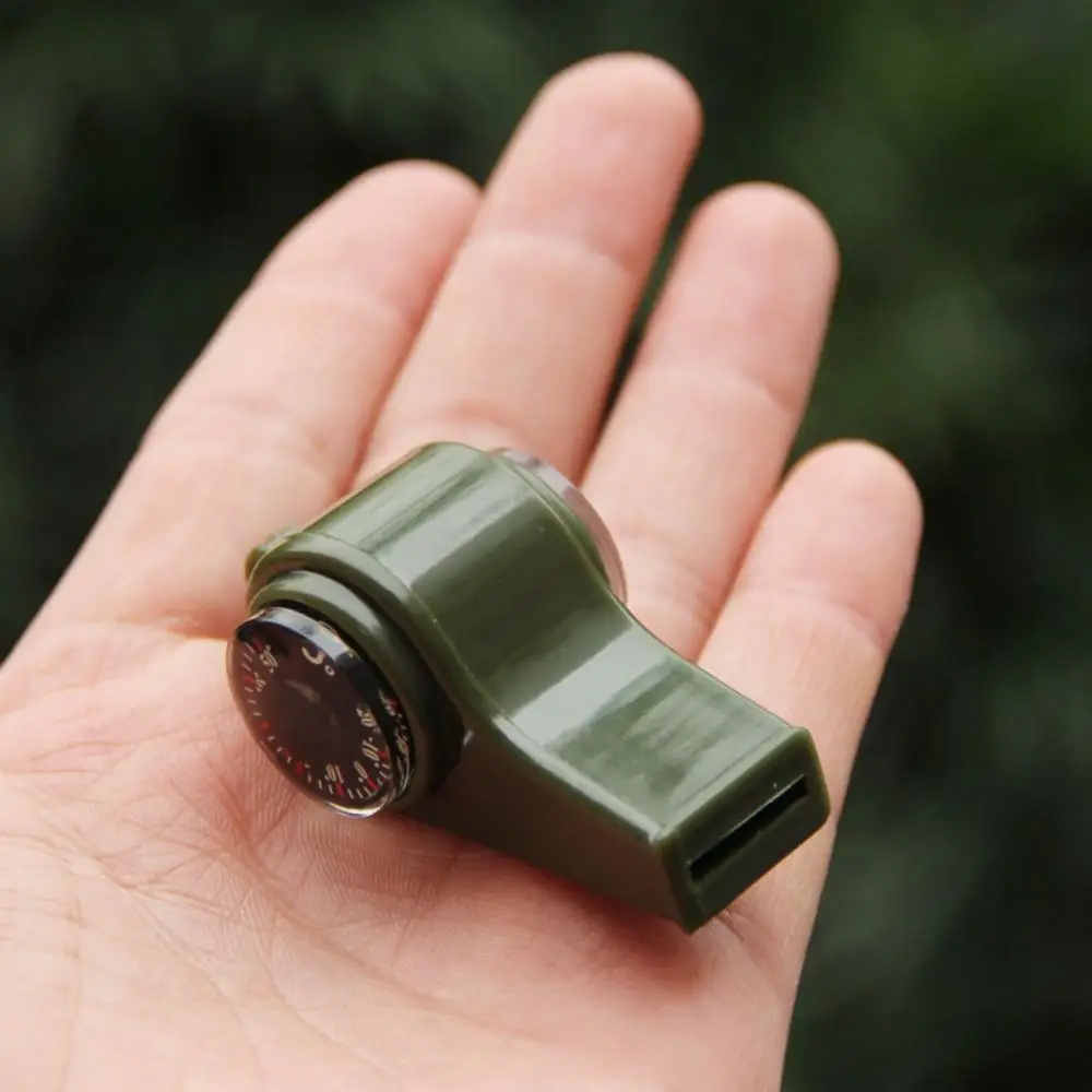 Compass thermometer three in one whistle life-saving multifunctional whistle referee coach field emergency