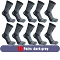 10 Pairs dark grey