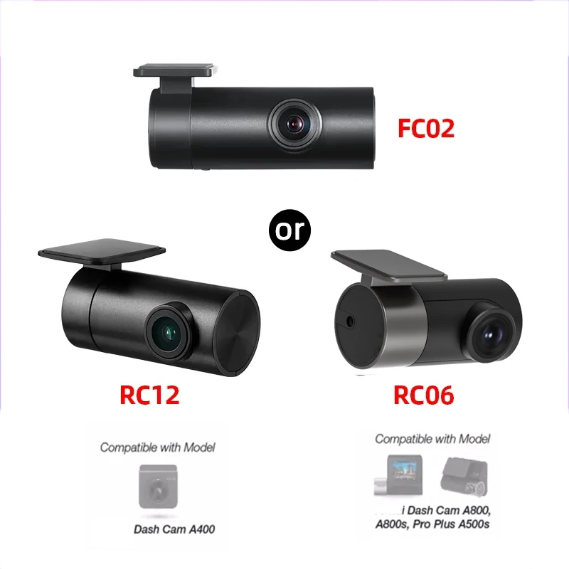 Per 70Mai Dash Cam Posteriore Rc12 Per 4K A810,Rc06 Per 4K A800S A500S Per 70Mai Interior Cam Fc02 Per A800S A500S A400