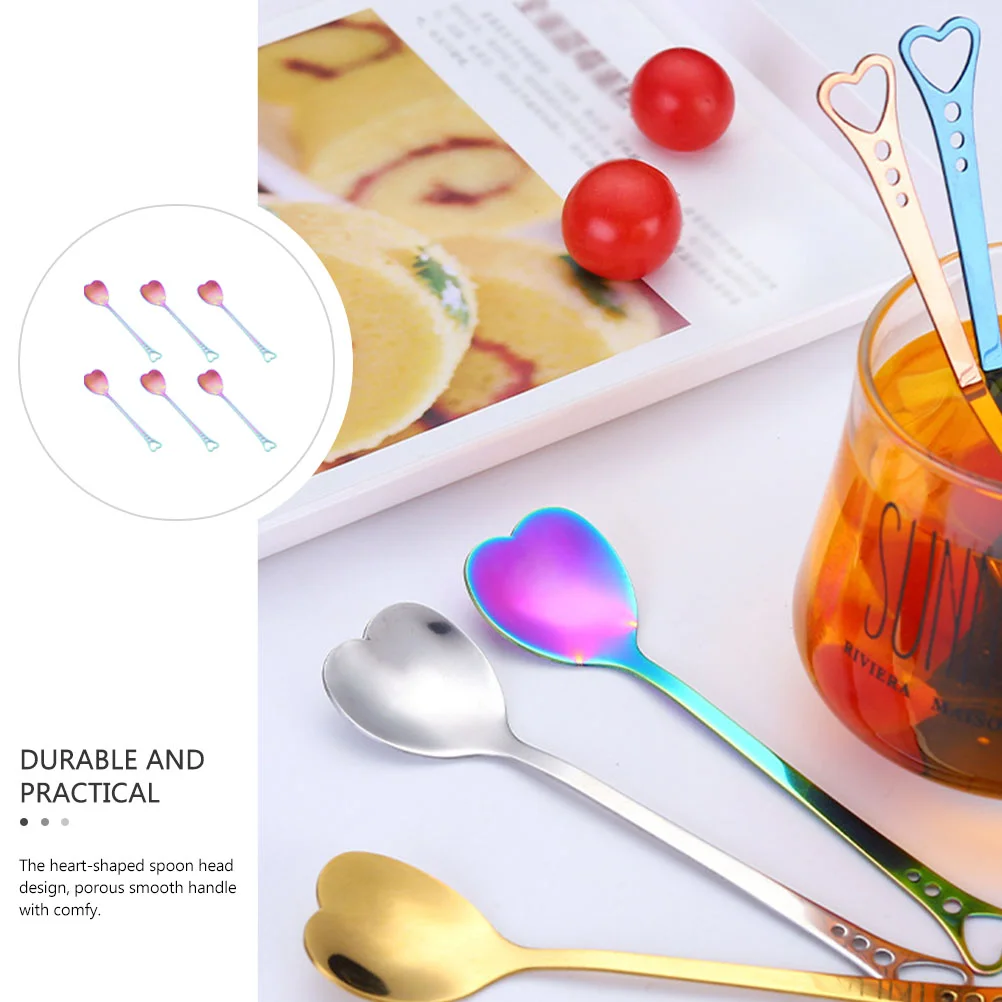 スプーンステンレス鋼ハート型スプーンコーヒーアイスクリームスクープ