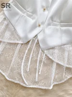 SINGREINY Backless Sexy Tank Vest Sleeveless Single Breasted V Neck Spliced Lace Skinny Sheer Irregular Summer Women Design Tops - Image 4