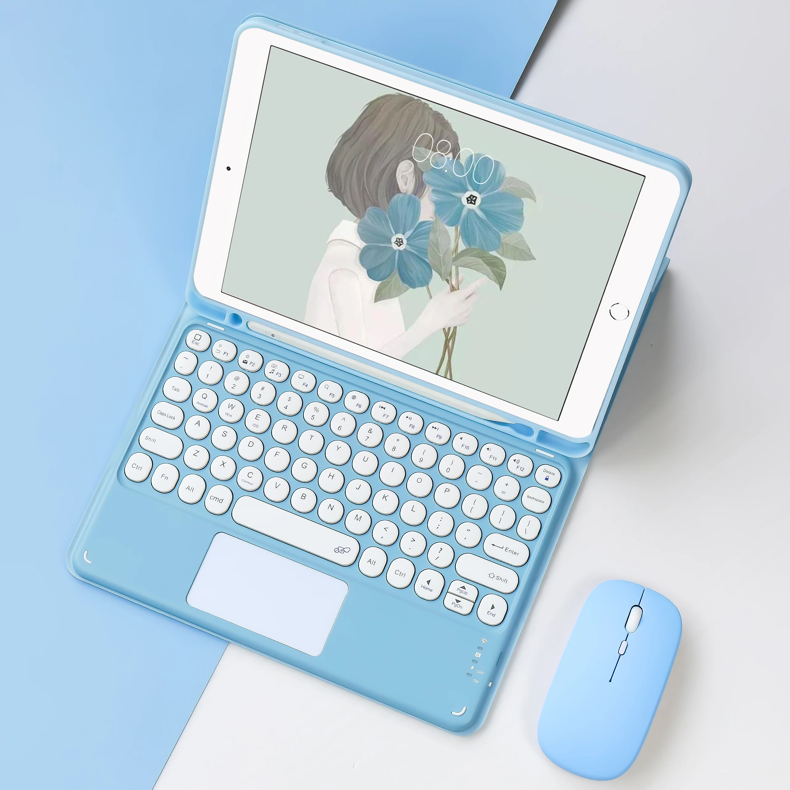 Keyboard Wireless Mouse Magic For iPad Pro 13 11 Case M5 M2 2025