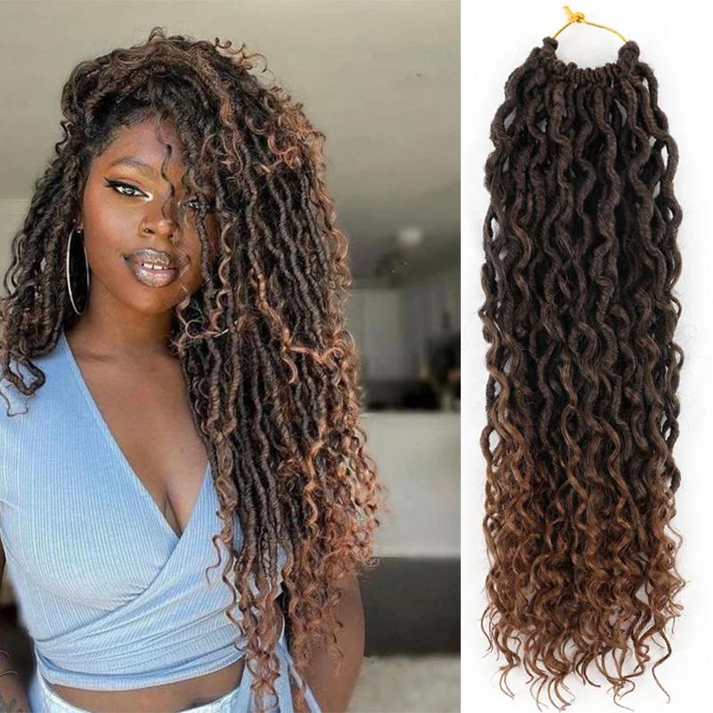 Synthetic Crochet Braiding Hair Passion River Goddess Faux Locs