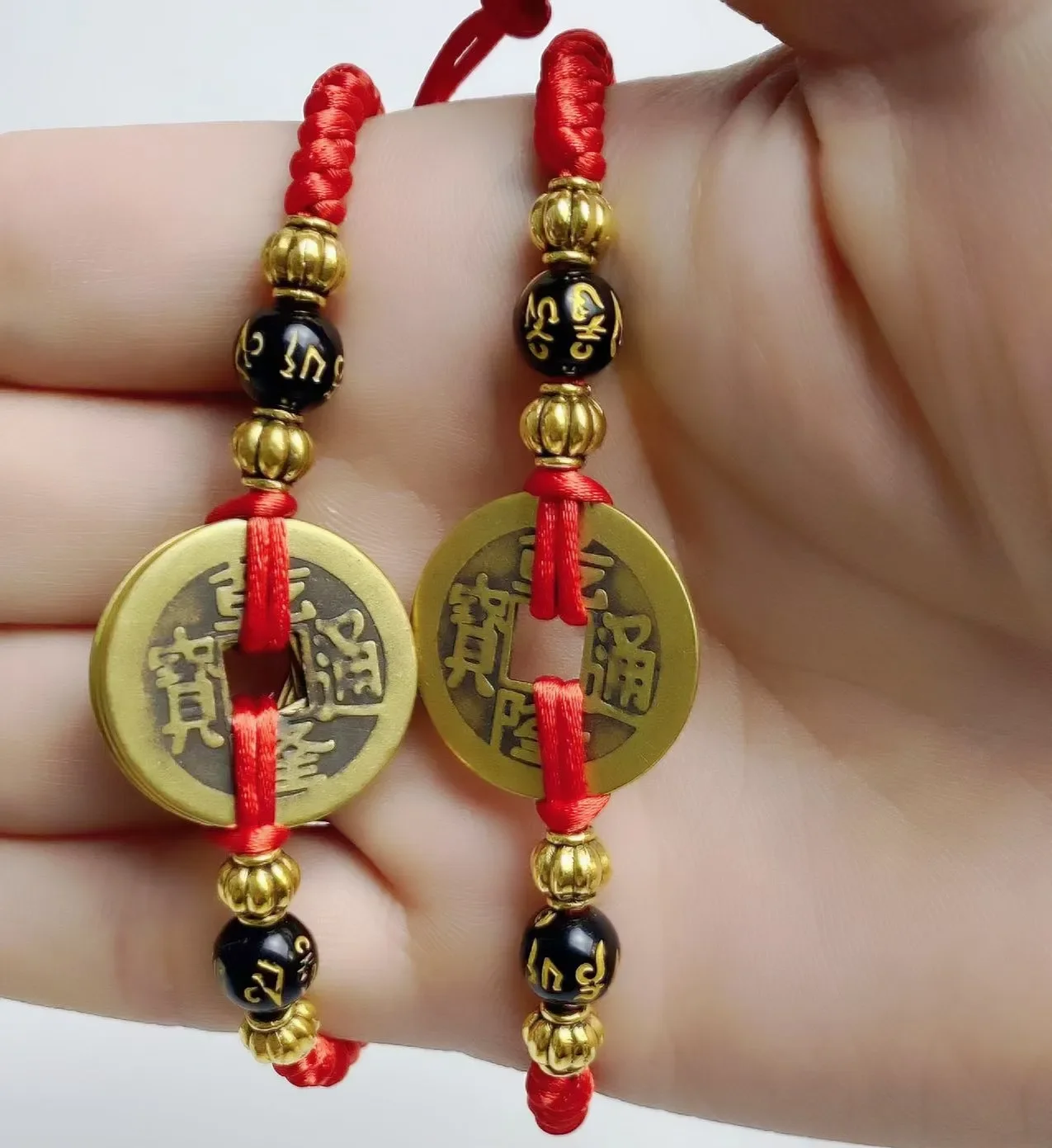 Kabbalah Bracciale della Fortuna contro il Malocchio - KIT 3 Pezzi - G – SamsaraFragrances