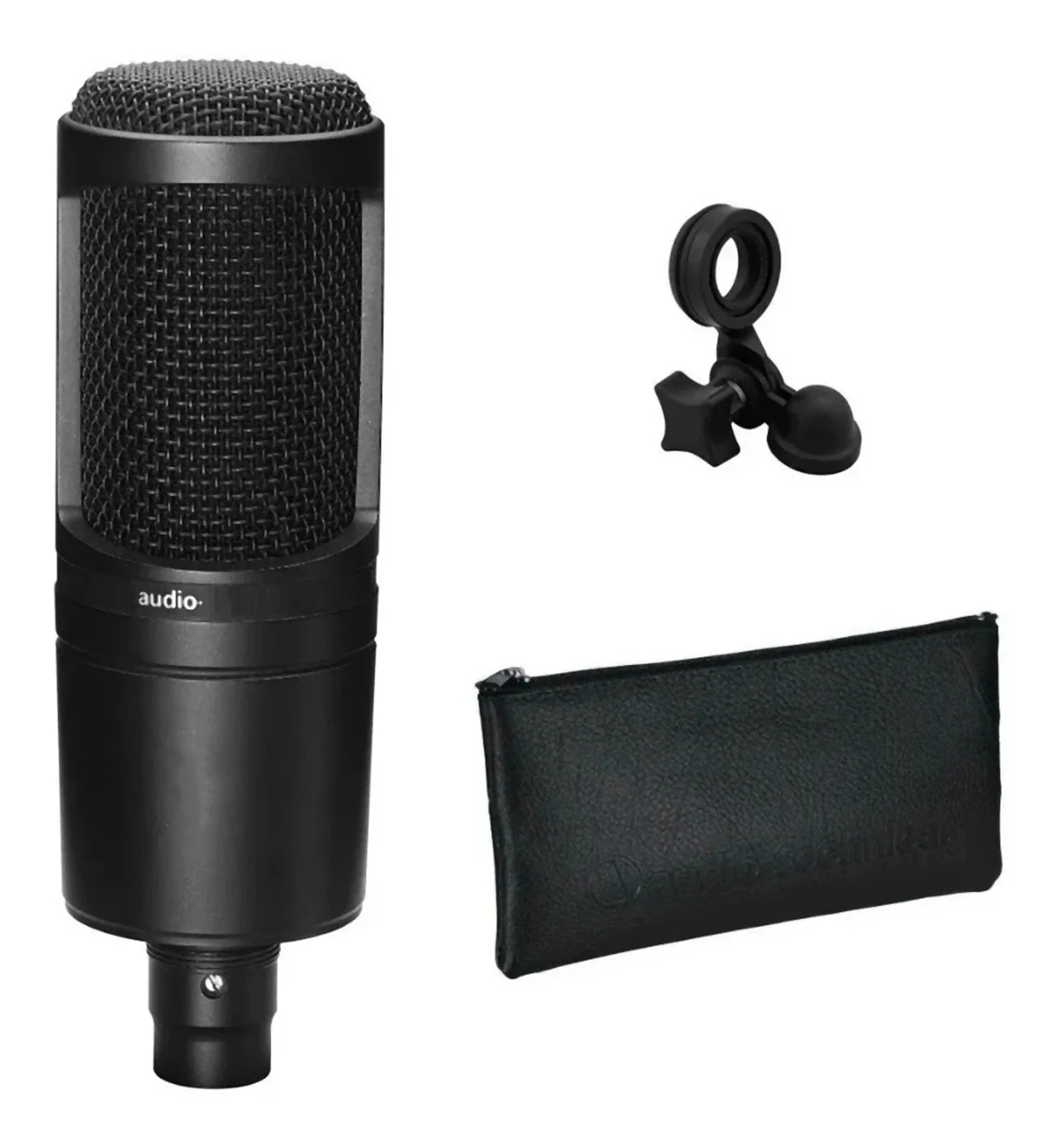 

Audio AT2020 Cardioid Condenser Microphone 20-20000Hz Three Pin XLRM Male Microphone for Recording Anchor Karaoke MIC