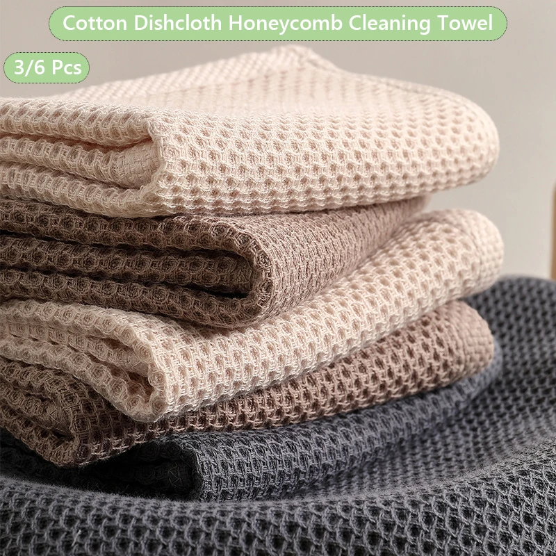 Kitchen Towel Cotton Absorbent  Cleaning Absorbent Cotton Rags - Soft  Absorbent - Aliexpress