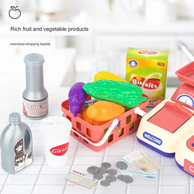 Simulation Cash Register Toy Children's Supermarket Girls' Toy Set Play House Fulfillment