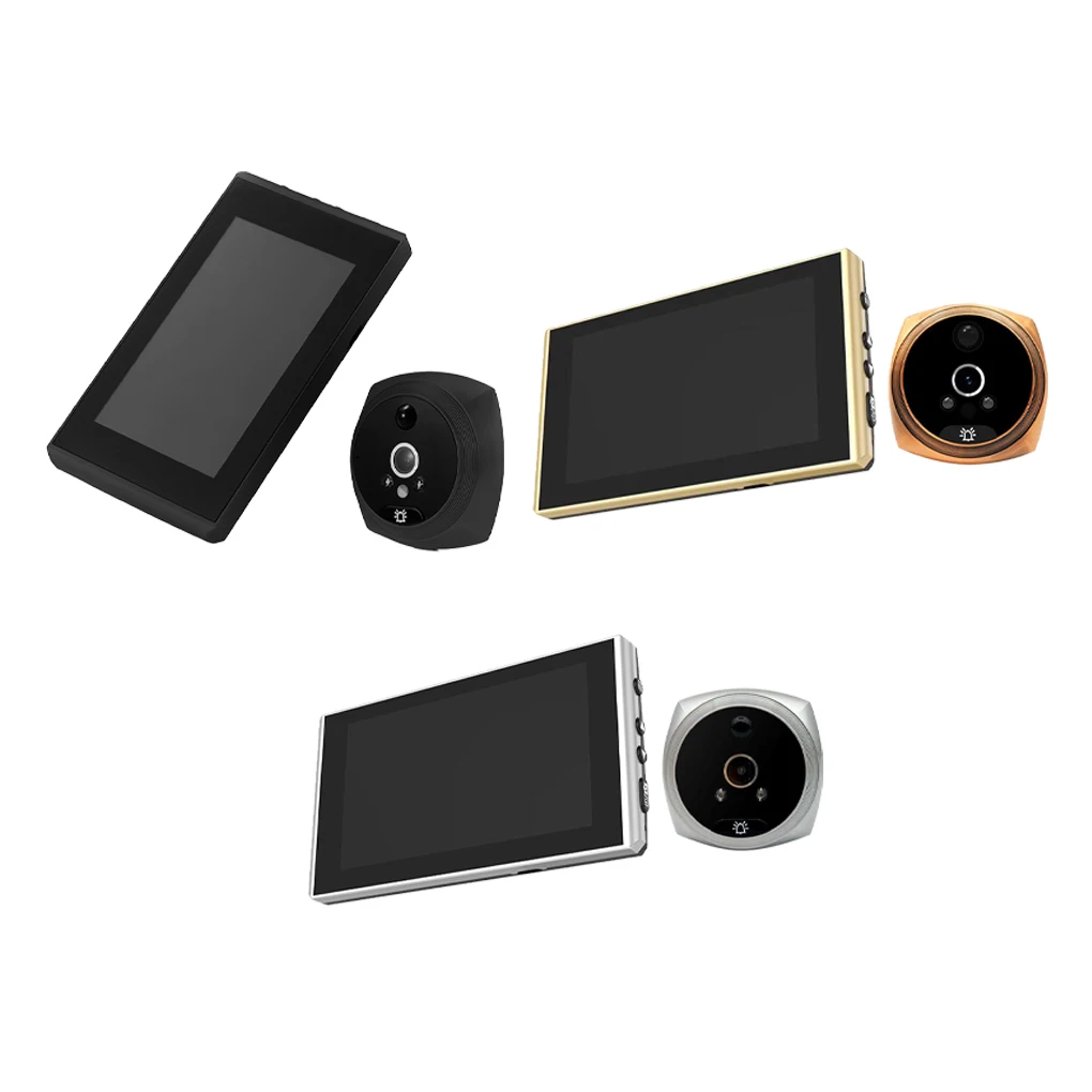 

LCD Screen Video Doorbell Peephole Viewer Visual Doorbells Outdoor