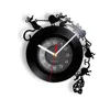 Adorable Mouse and Cheese Game Wall Art Wall Clock Vinyl Record Wall Clock Mouse Rat Gift Children Room Decorative Clock Watch 1