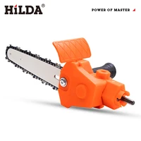 HILDA Profession Conversion Head Kits Electric Chain Saw Adapter Electric Drill Converter Attachment Woodworking Pruning Tools 1