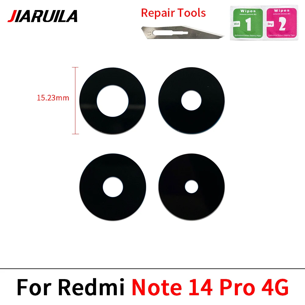 NEUE Zurück Hinten Kamera Glas Objektiv Mit Kleber Kleber Für Xiaomi Redmi 15 15C Hinweis 14 15 Pro Plus 4G 5G – Detail 8