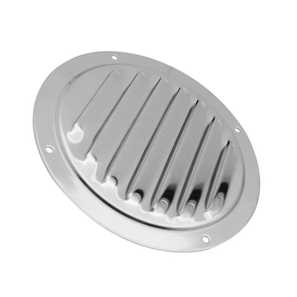 

316 Stainless Steel Louvre Air Vent Grille Cover Metal Duct Ventilation Louver Mesh Hole Plug Decoration Cover