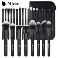 DUcare Black makeup brush Professional Makeup Eyeshadow Foundation Powder Soft Synthetic Hair Makeup Brushes brochas maquillaje 1