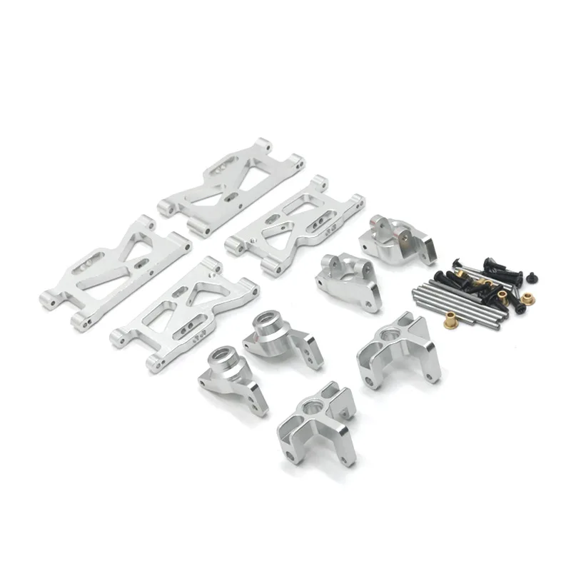 Metal Upgrade Swing Arm Steering Cup Set of 5 For WLtoys 144010 144001 144002 124016 124017 124018 124019 RC Car Parts 5