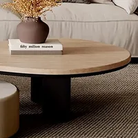 Design Unique Table Basse à la mode salon éclectique minimaliste Table Basse moderne Wabi Sabi Table Basse meubles de maison 4